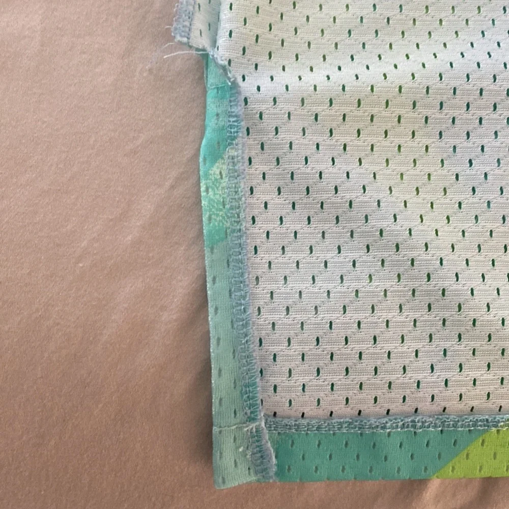 Air Jordan Green Sunset Pulse Jumpman Jersey Size Small